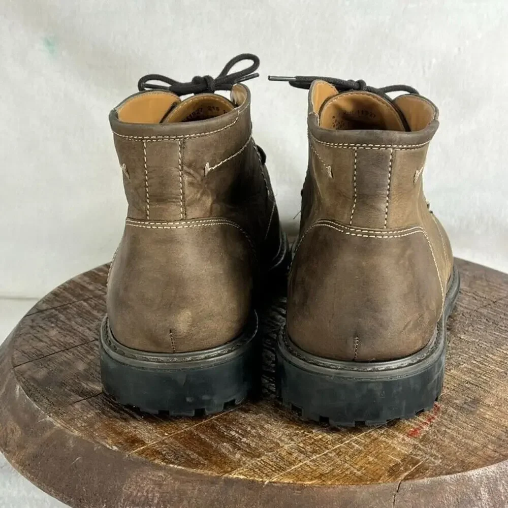 Florsheim Boots Men’s 10M Brown Field Chukka Lace Up Preppy Leather